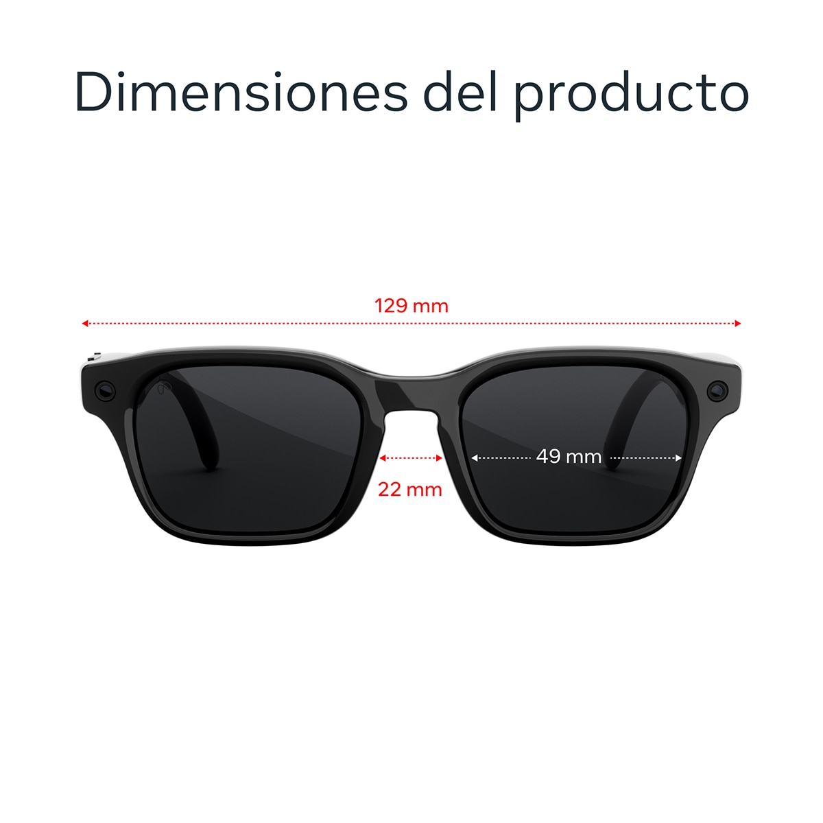 Gafas con IA Meta Adventurer, Negro clásico, Lentes en gris polarizado 9