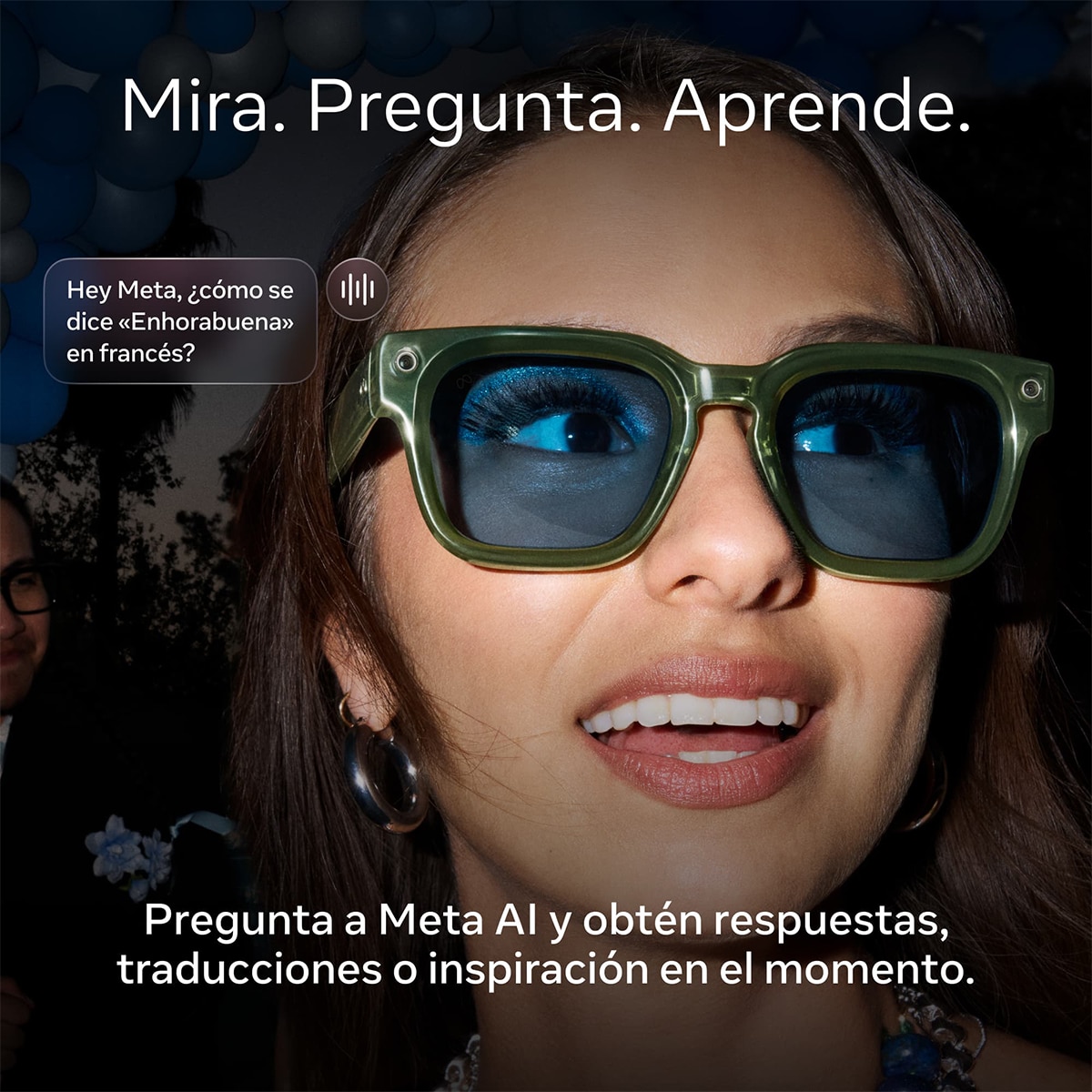 Gafas con IA Meta Fury, Verde racing, Lentes Azul atlántico claro 4