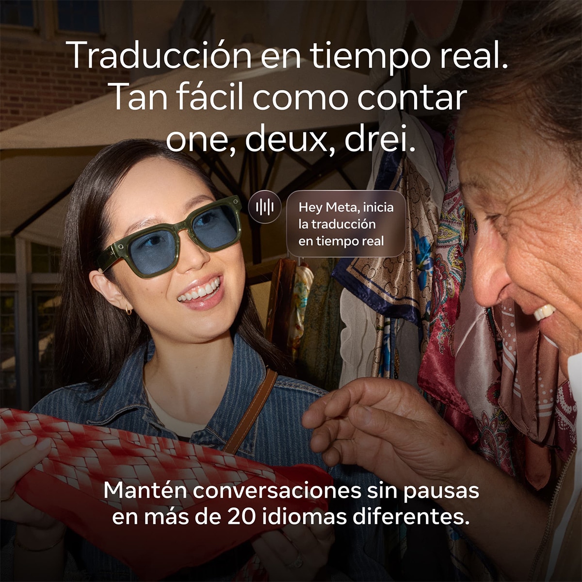 Gafas con IA Meta Fury, Verde racing, Lentes Azul atlántico claro 7