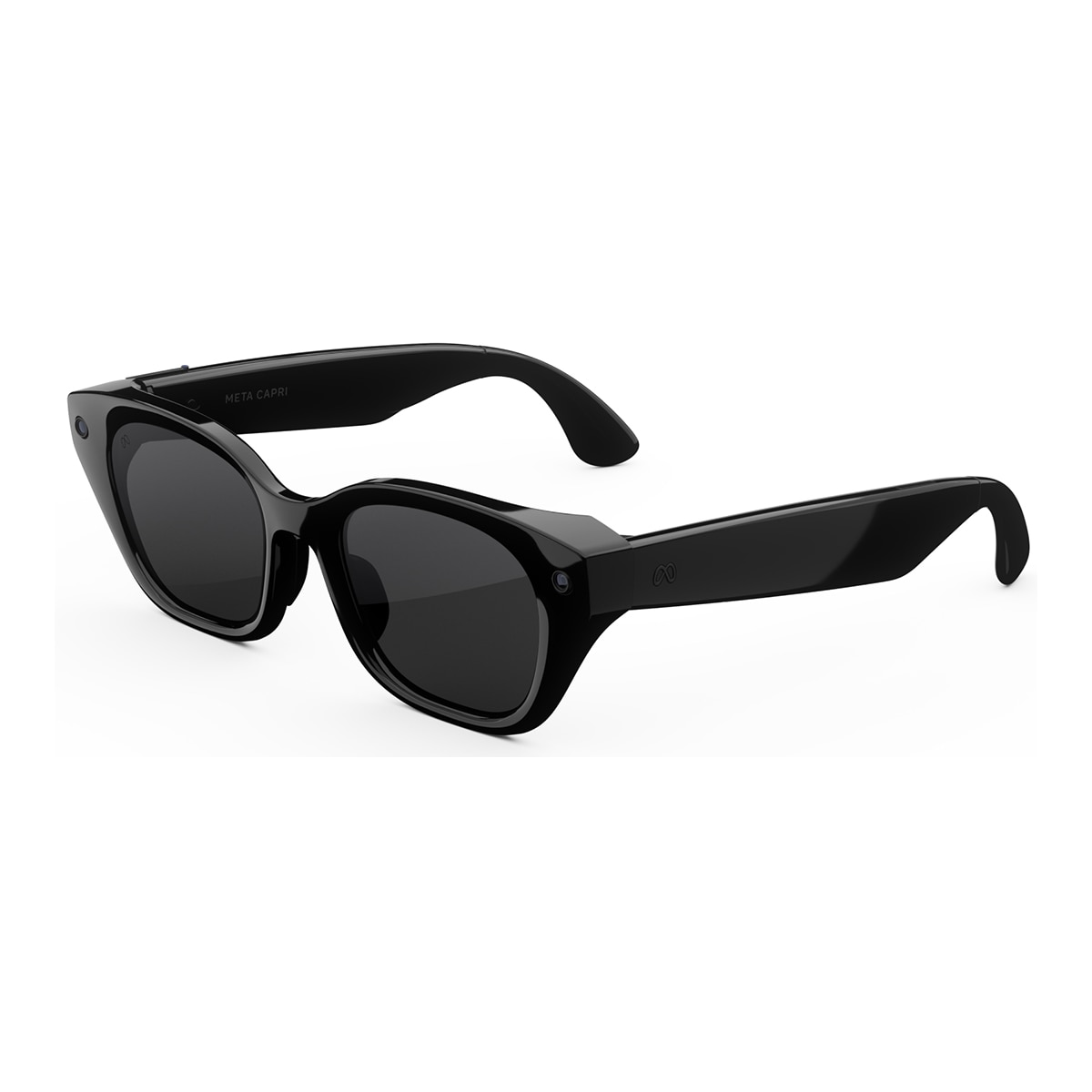 Gafas con IA Meta Capri, Negro clásico, Lentes Transitions en gris 1
