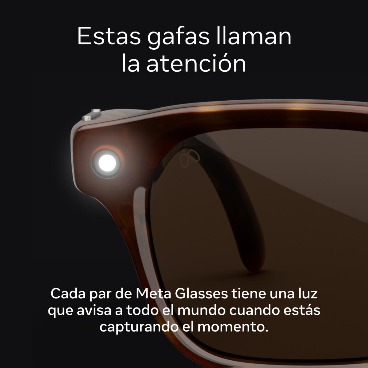 Gafas con IA Meta Capri, Negro clásico, Lentes Transitions en gris 5