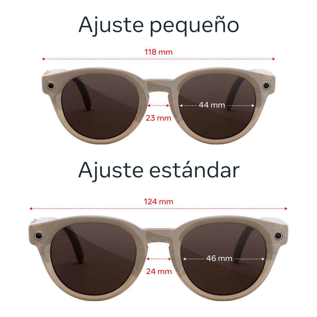 Gafas con IA Meta Nova estándar, Arenisca, Lentes en chocolate 8