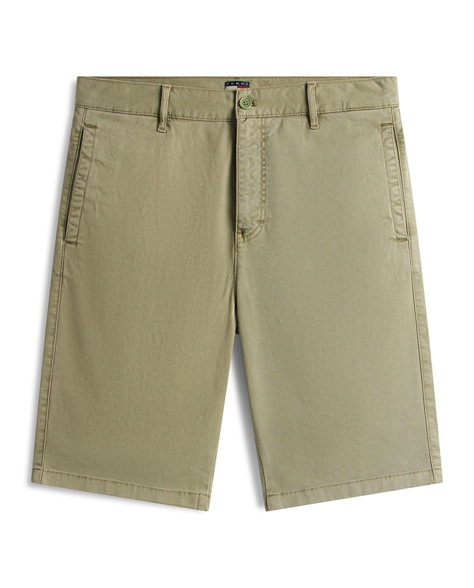 Pantalón corto chino de hombre OTIS regular fit - Tommy Jeans - Verde militar Verde militar-5