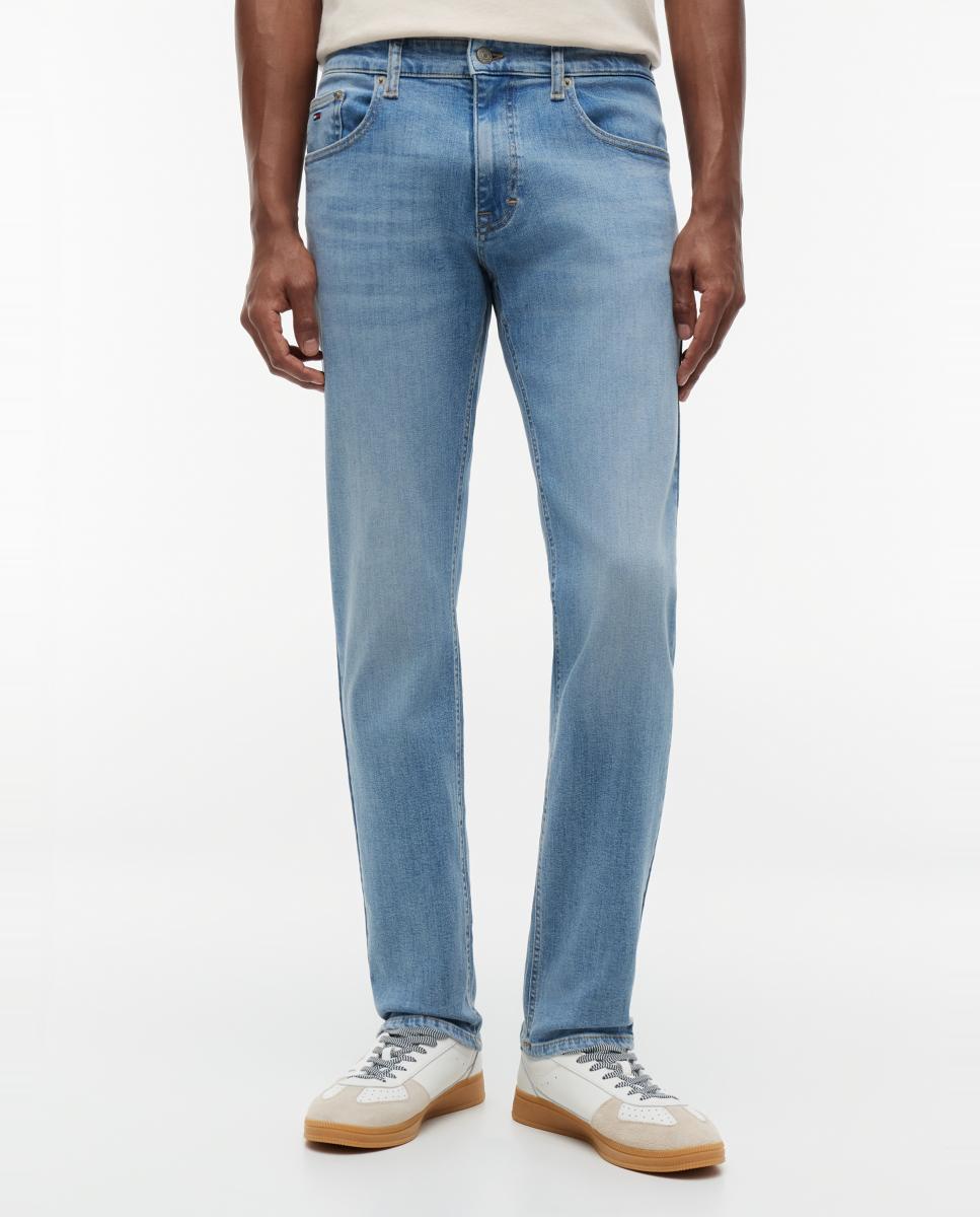 Jeans Scanton de Corte Justo Azul-claro-2