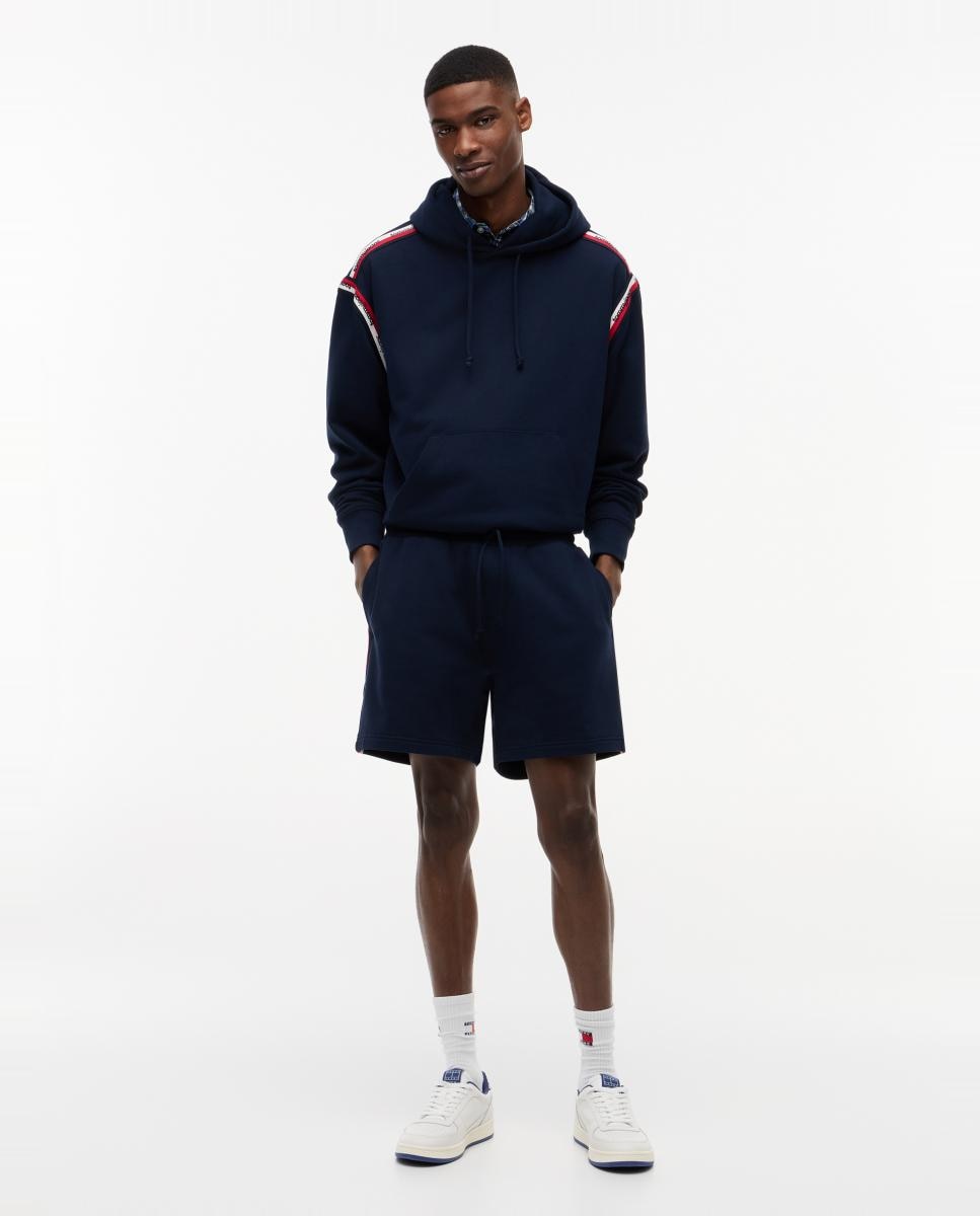 Tommy Jeans - Pantalón corto de felpa con corte regular y detalle de cinta lateral Tommy Jeans.