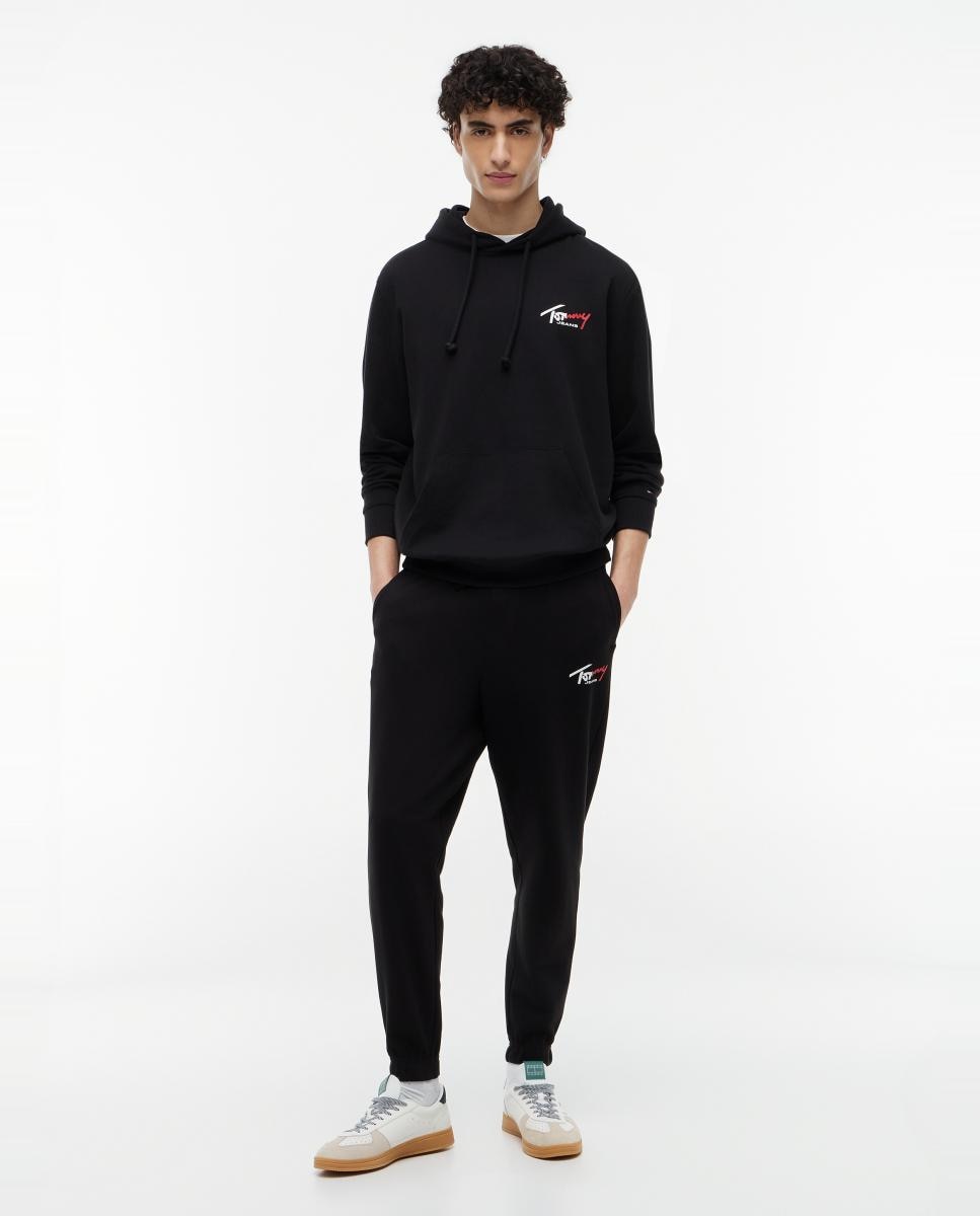 Tommy Jeans - Pantalón de chándal de corte regular con logo Tommy Jeans en contraste.