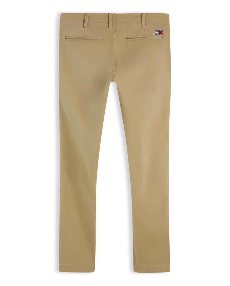 Calças Chino Slim Fit Scanton Caqui-2