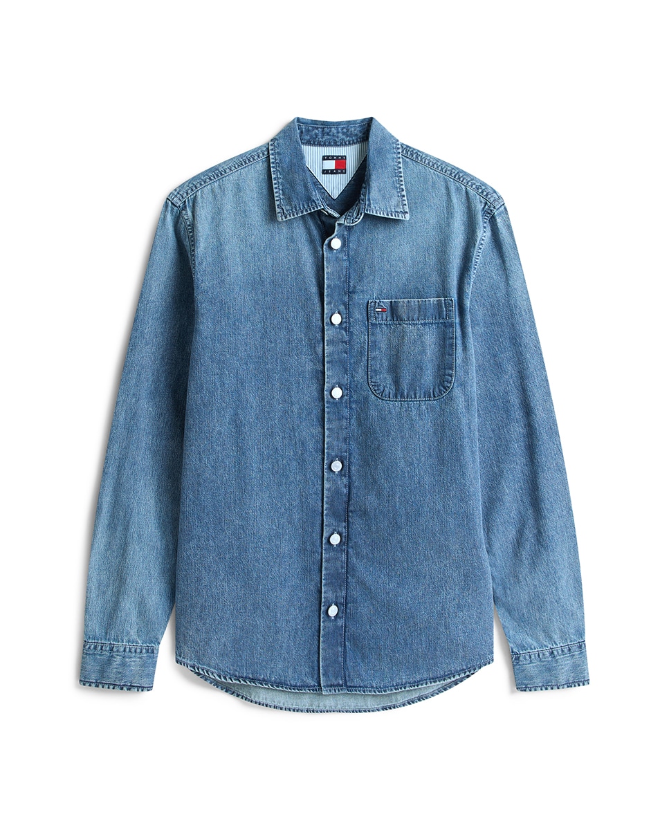 Camisa de Ganga Regular Fit Azul-4