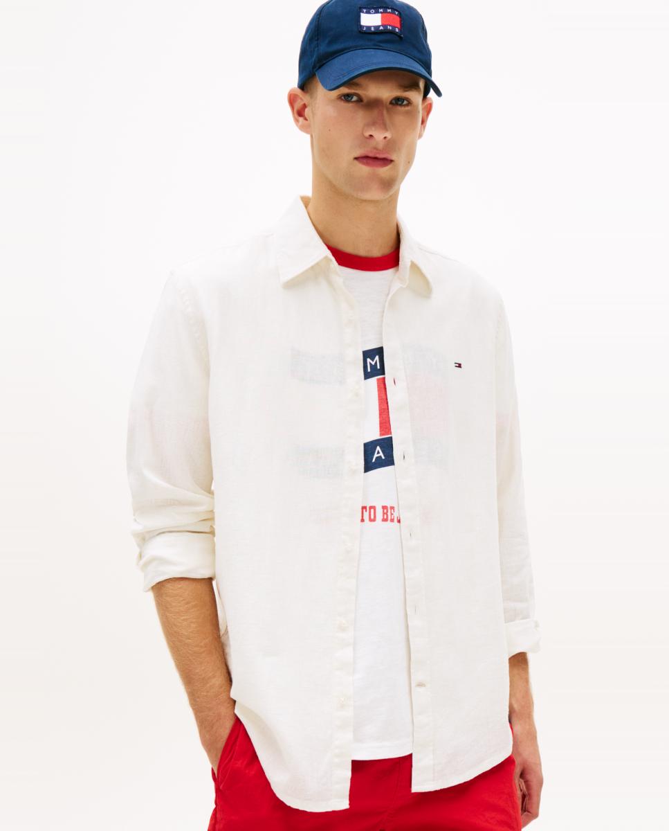 Imagem 0 de Camisa de Linho Regular Fit