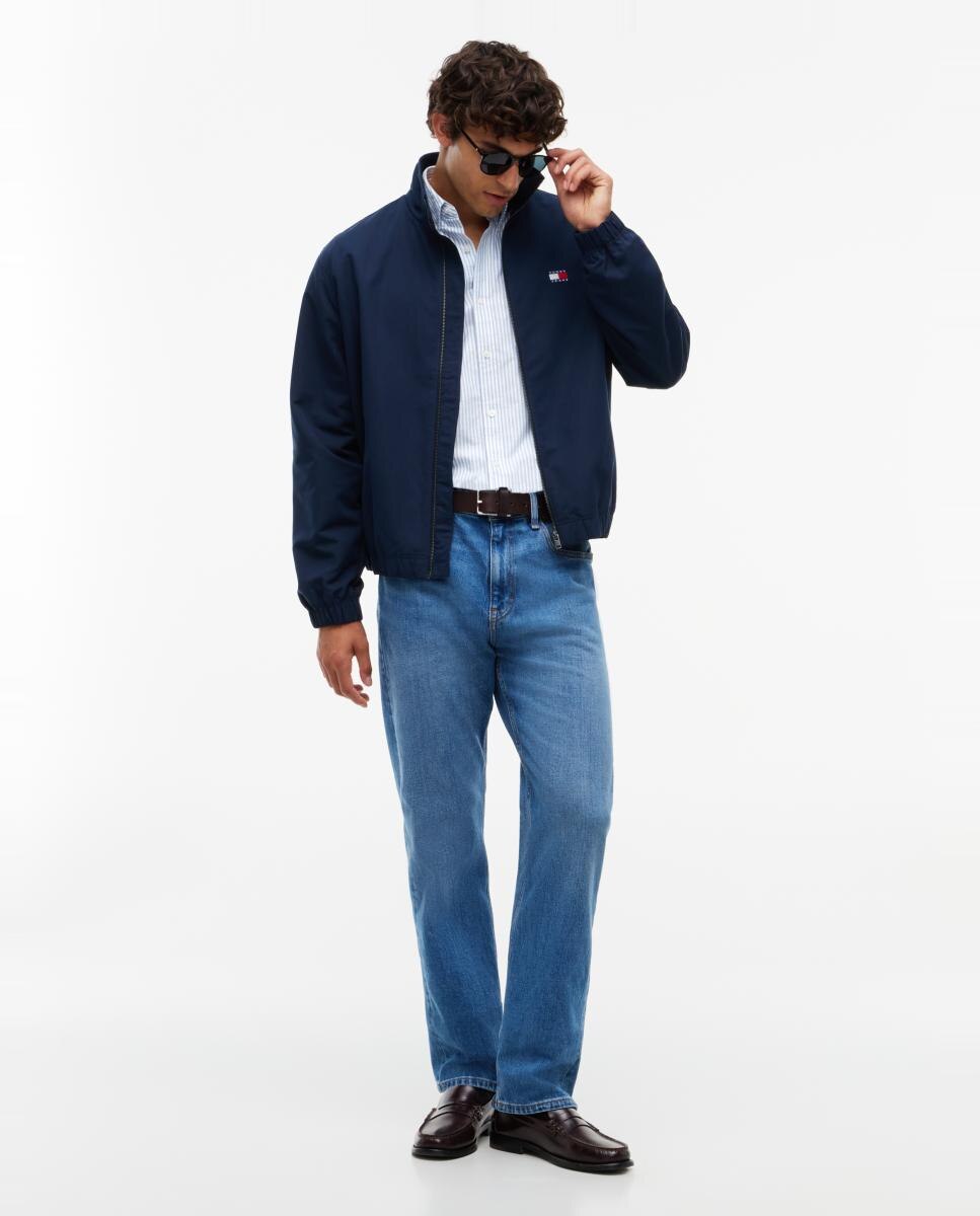 Camisa Oxford TJM Reg Stripe Oxford Shirt Ext Azul-claro-6