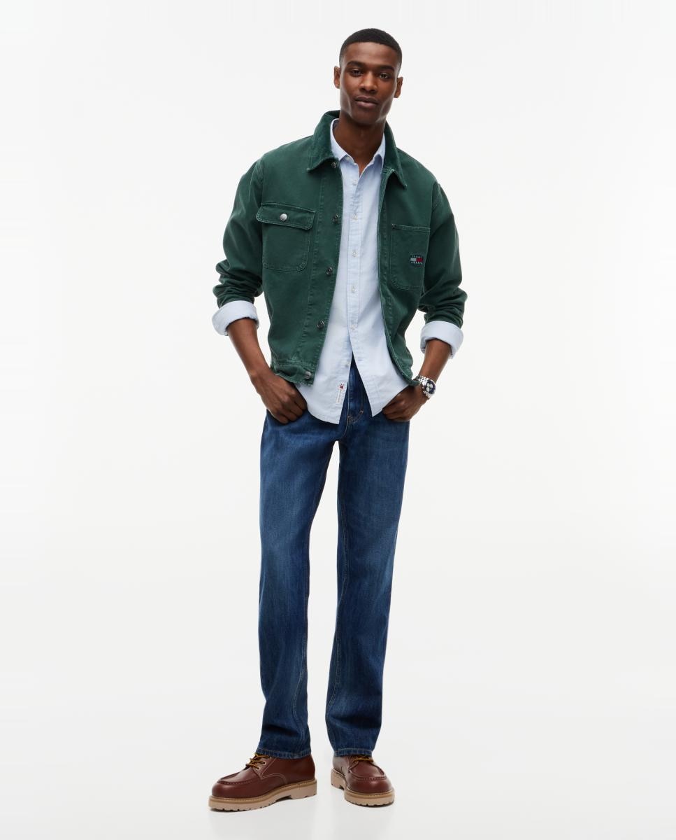 Camisa Slim TJM Slim Oxford Shirt Azul-claro-6