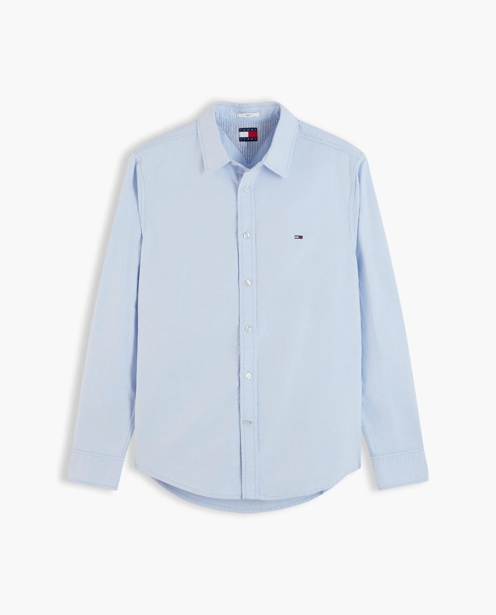 Camisa Slim TJM Slim Oxford Shirt Azul-claro-4