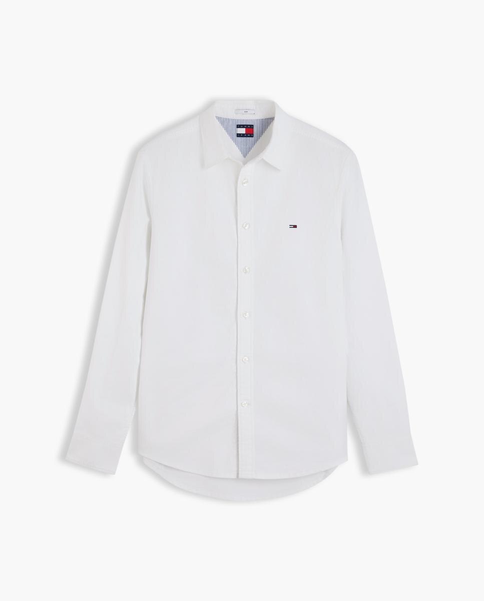 Camisa Slim TJM Slim Oxford Shirt Branco-4