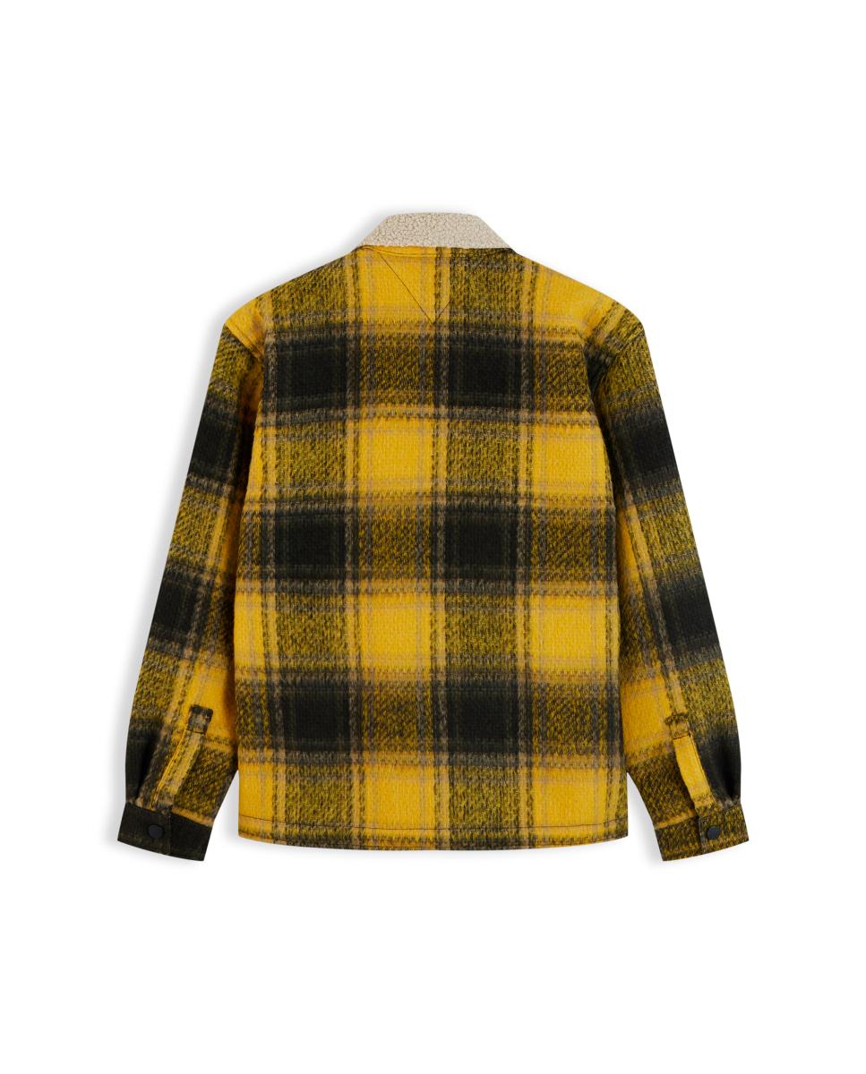 Sobrecamisa TJM Teddy Collar Brushed Shacket Amarelo-2