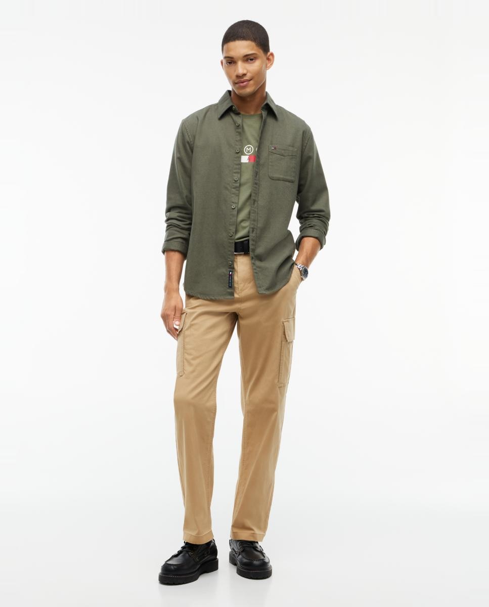 Camisa de Flanela TJM Reg Flannel Shirt Ext Verde-militar-6