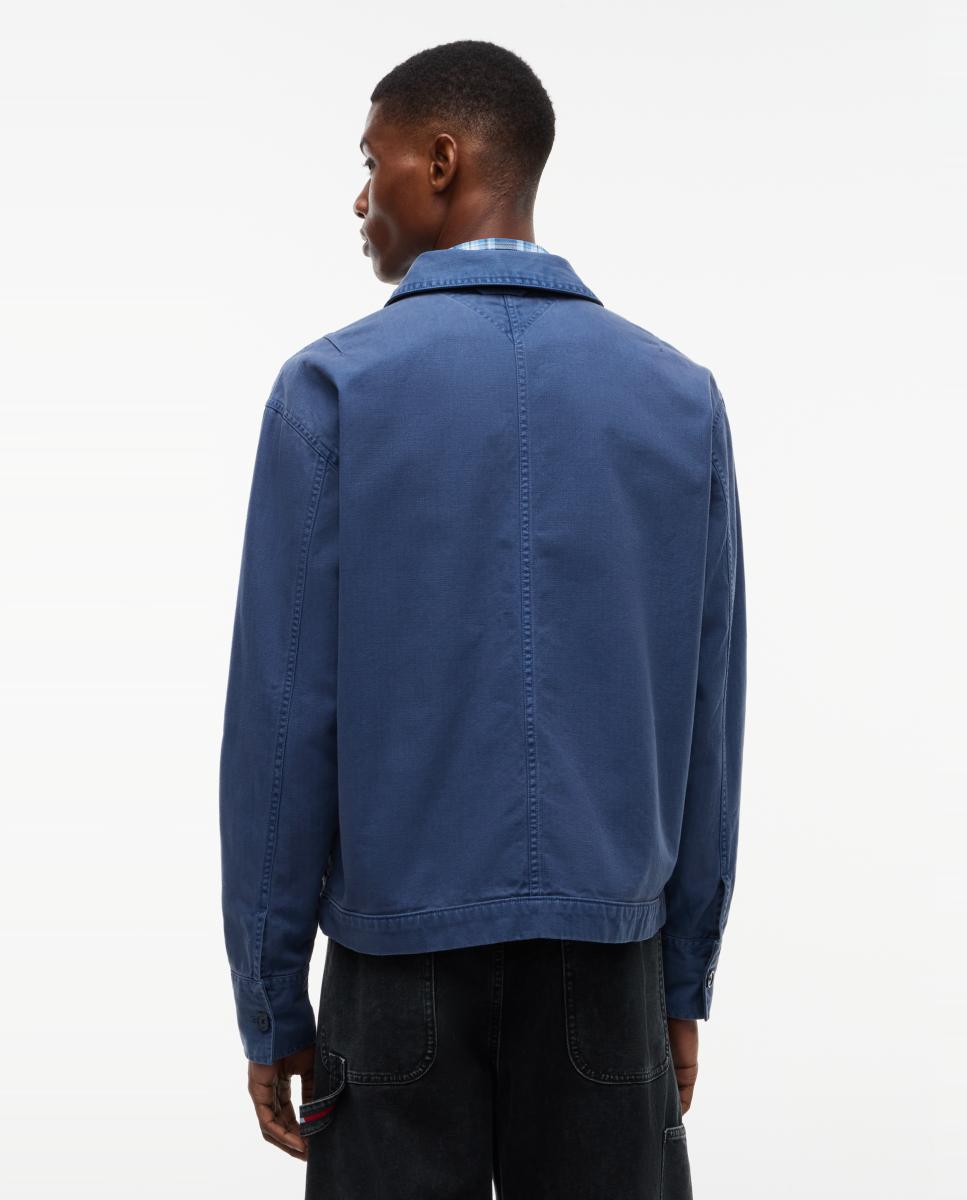 Sobrecamisa TJM Essential Overshirt Azul-2