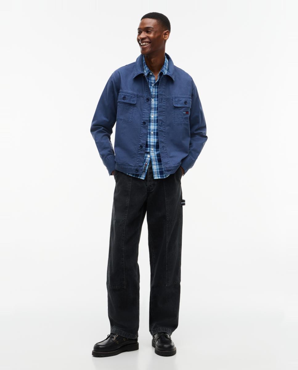 Sobrecamisa TJM Essential Overshirt Azul-6