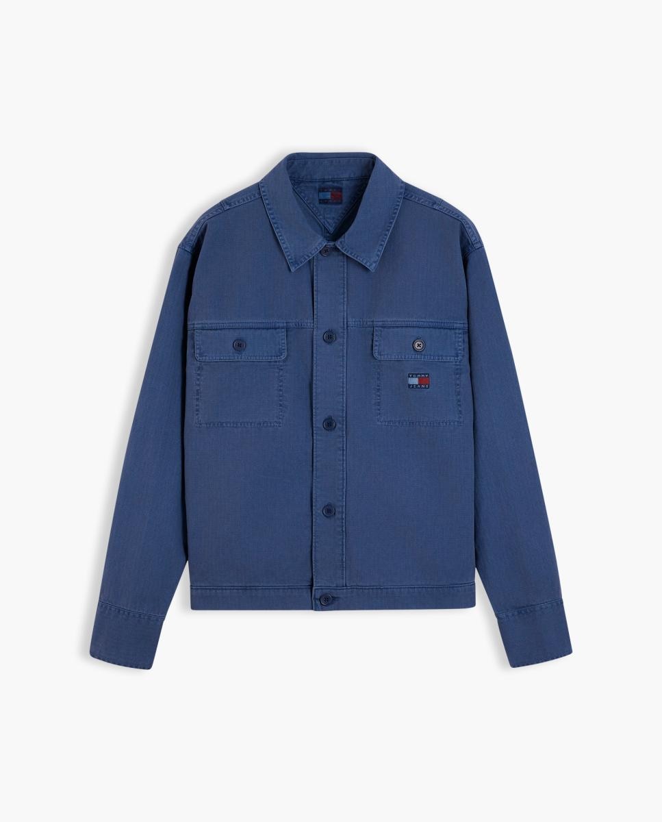 Sobrecamisa TJM Essential Overshirt Azul-4