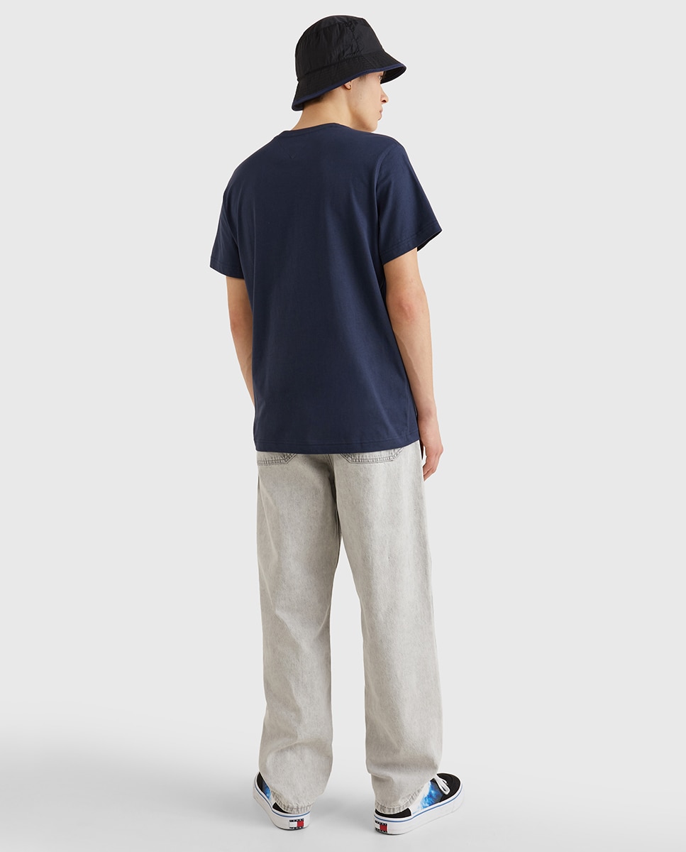 T-shirt de Manga Curta Extra Slim Fit Azul-marinho-4
