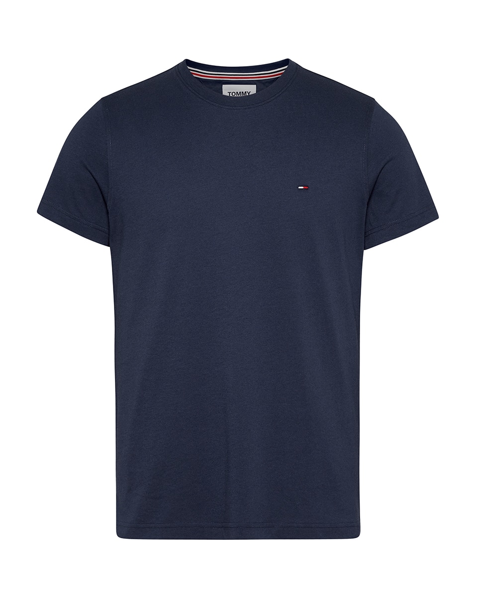 T-shirt de Manga Curta Extra Slim Fit Azul-marinho-8
