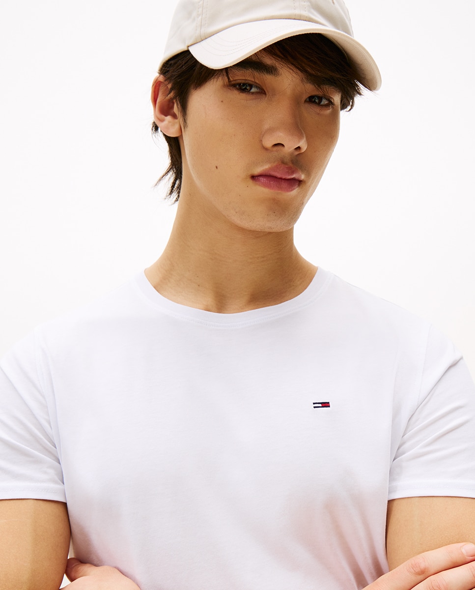 T-shirt de Manga Curta Extra Slim Fit Branco-5