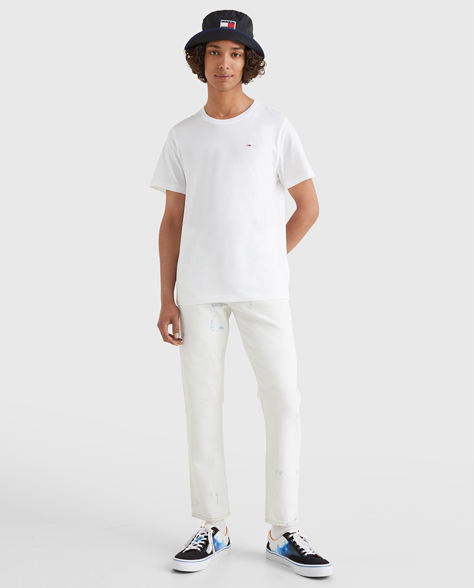 T-shirt de Manga Curta Extra Slim Fit Branco-11