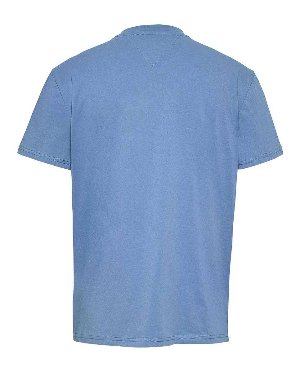 T-shirt de Manga Curta Regular Fit Azul-claro-5