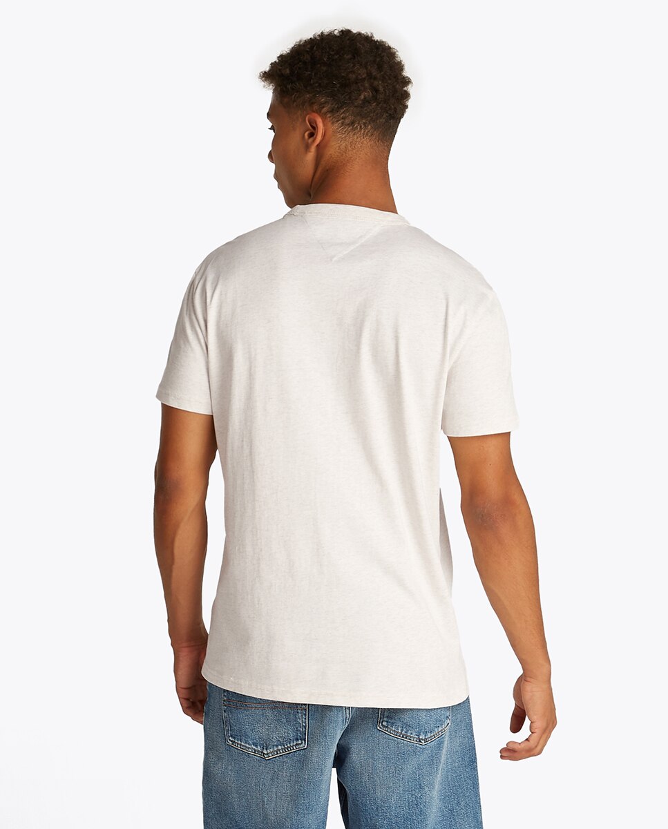 T-shirt Regular Fit com Logótipo Bordado Cru-2