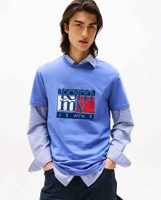 Imagen 0 de Camiseta de hombre slim fit manga corta