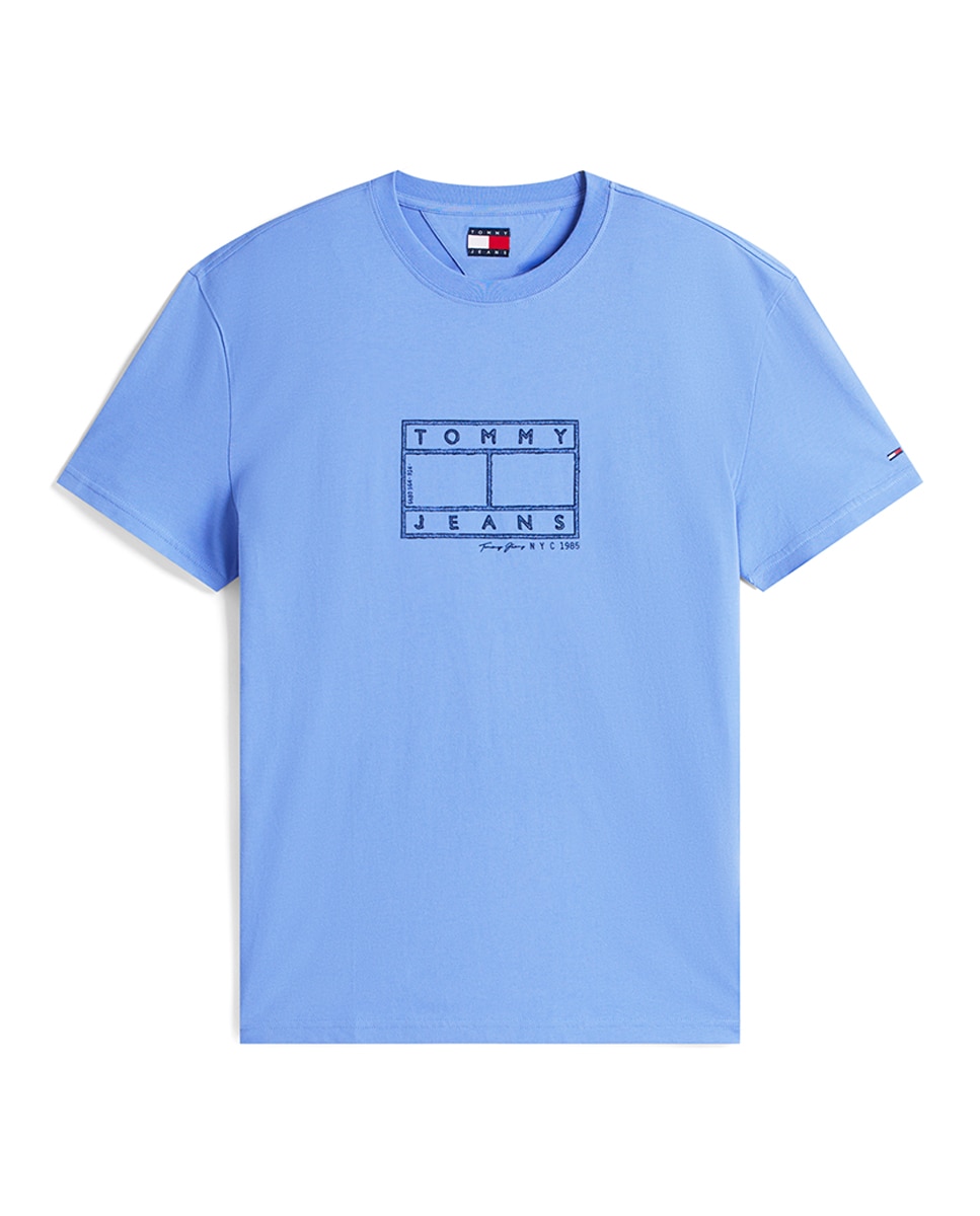 Imagen 4 de Camiseta de hombre regular fit de manga corta - Tommy Jeans - Azul Azul