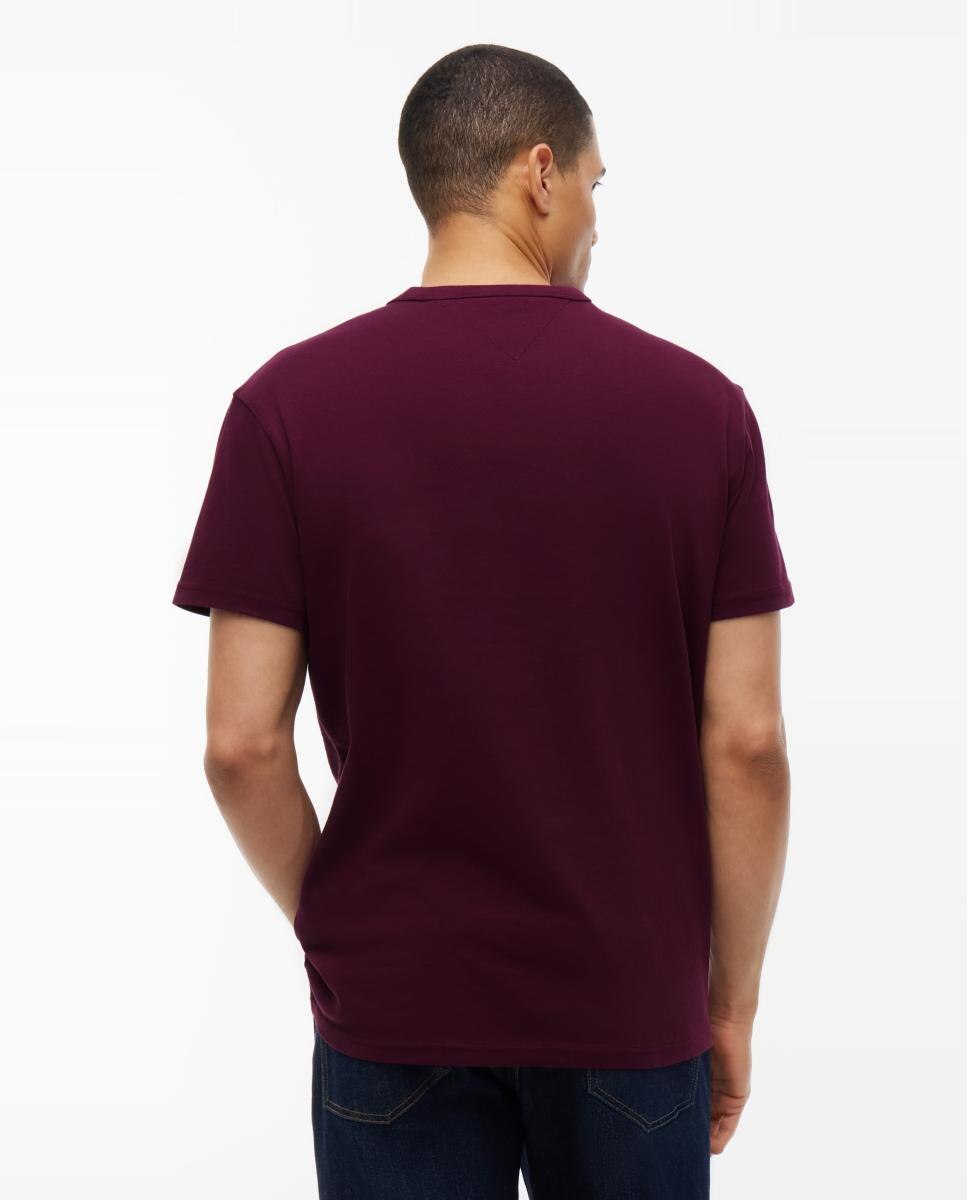 T-shirt de Homem TJM Reg Badge Tee Bordeaux-2