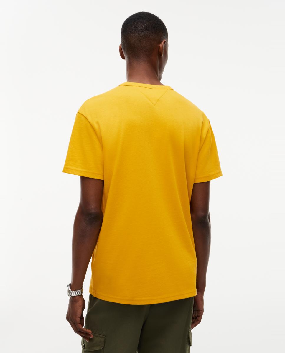 T-shirt de Homem TJM Reg Badge Tee Amarelo-2