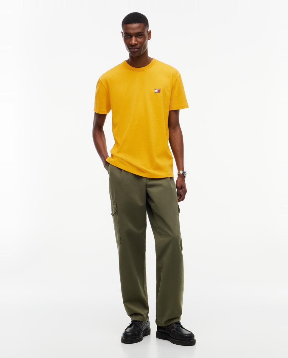 T-shirt de Homem TJM Reg Badge Tee Amarelo-6