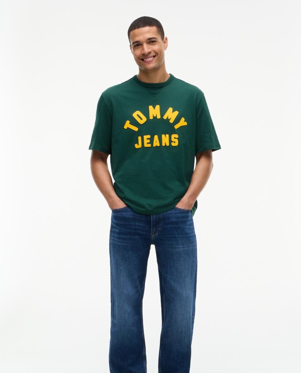 T-shirt TJM 90s New Classic SS Tee Verde-escuro-4