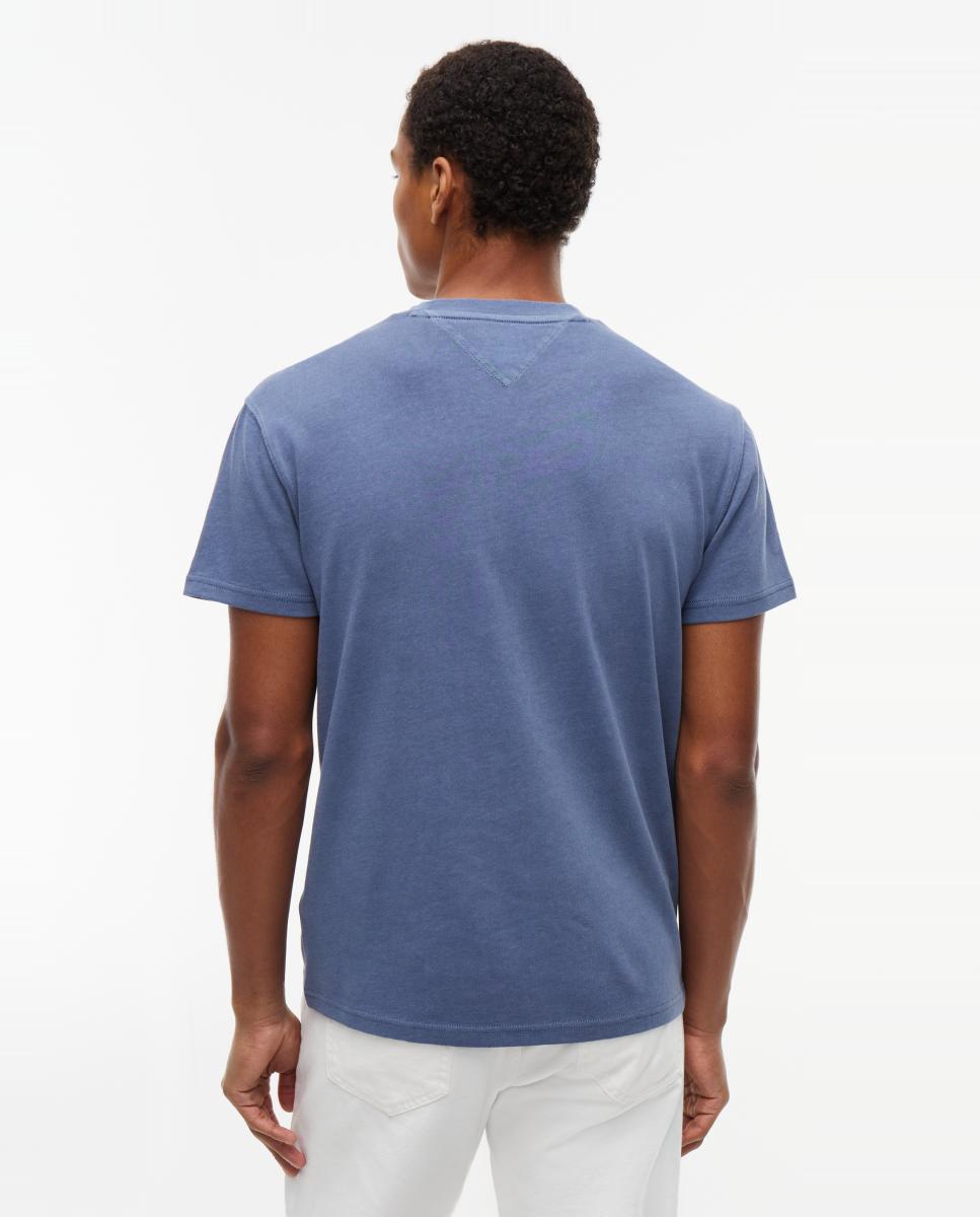 T-shirt Regular Crest Arch com Logótipo à Frente. Azul-marinho-2