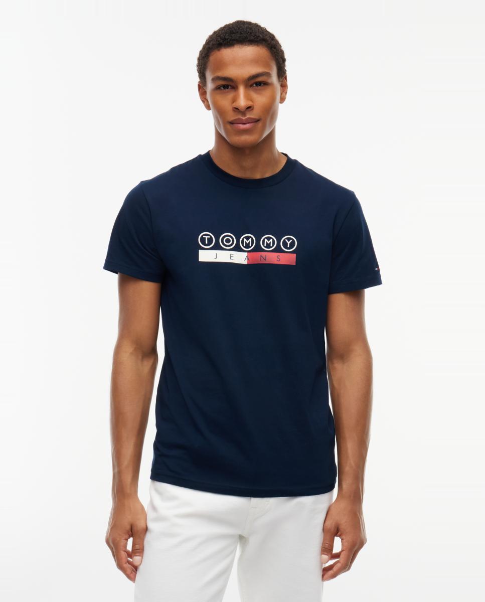 Imagem 0 de T-shirt de Corte Regular DNA com Grafismo no Peito e nas Costas.