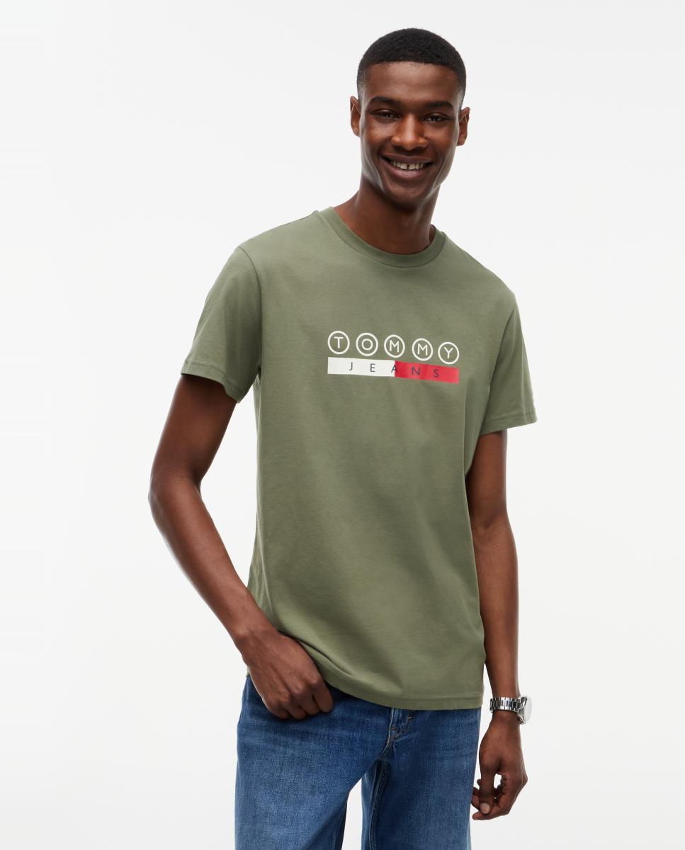 Imagem 0 de T-shirt de Corte Regular DNA com Grafismo no Peito e nas Costas.