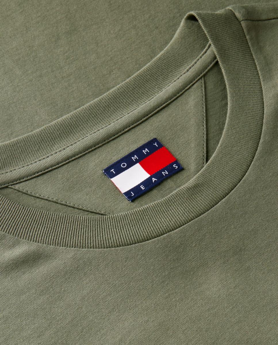T-shirt de Corte Regular DNA com Grafismo no Peito e nas Costas Verde-militar-5