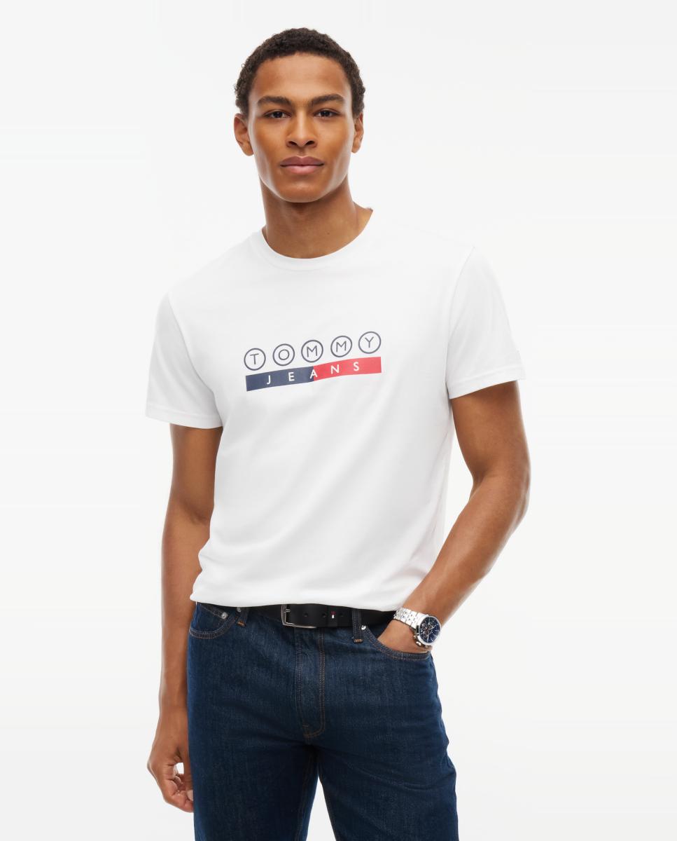 Imagem 0 de T-shirt de Corte Regular DNA com Grafismo no Peito e nas Costas.