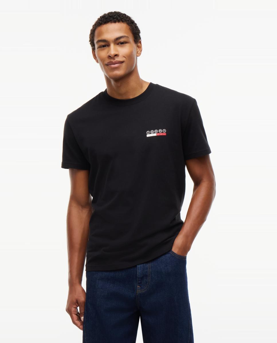 Imagem 0 de T-shirt de Corte Regular DNA com Grafismo no Peito e nas Costas.