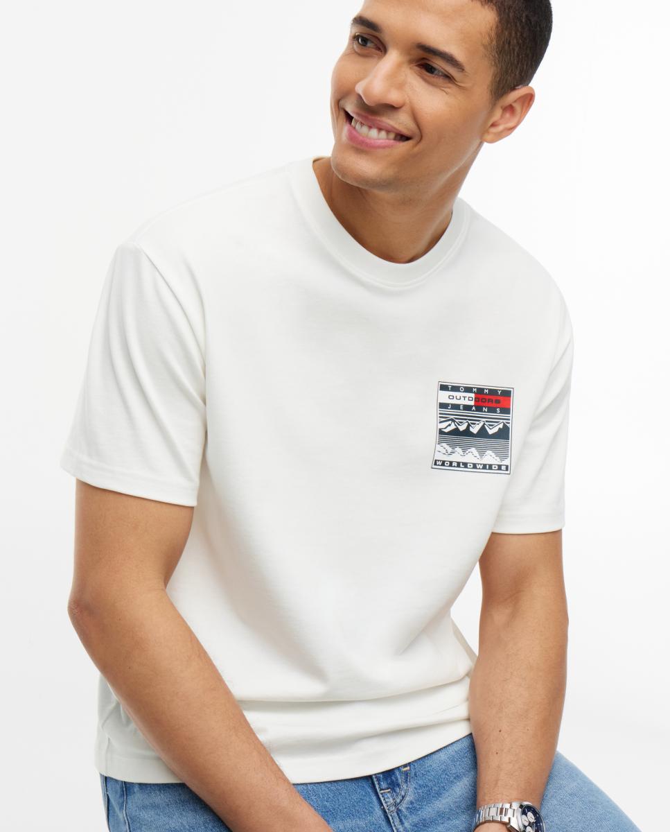 T-shirt de Manga Curta RLX Outdoors Branco-3