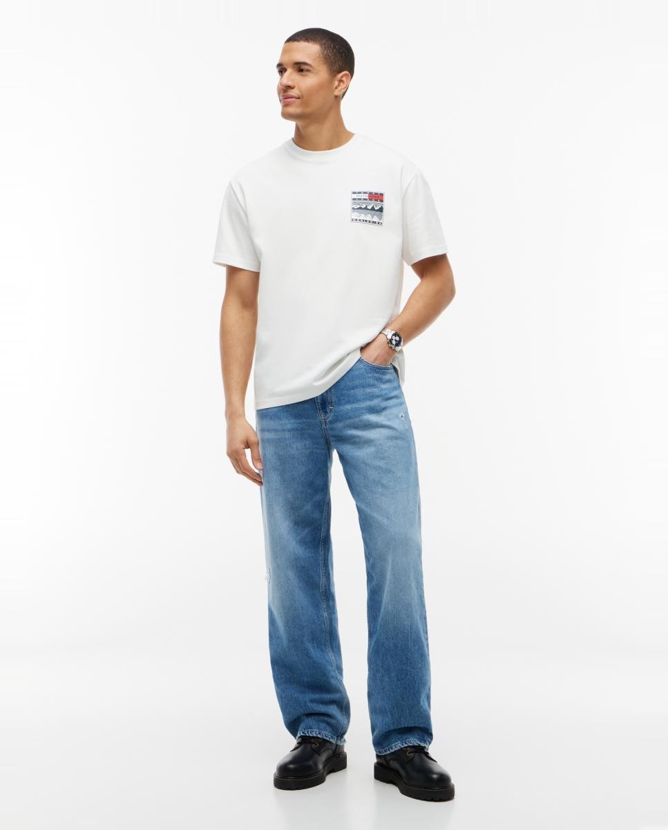 T-shirt de Manga Curta RLX Outdoors Branco-5