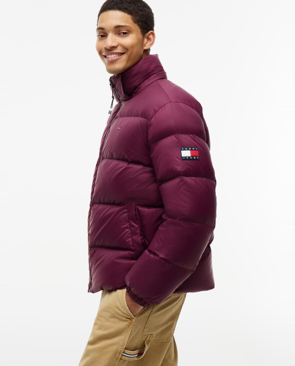 Casaco Acolchoado TJM Essential Down Jacket Ext Bordeaux-3