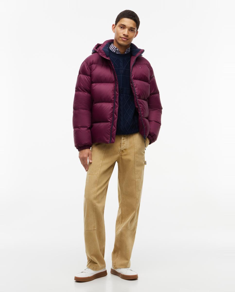 Casaco Acolchoado TJM Essential Down Jacket Ext Bordeaux-6