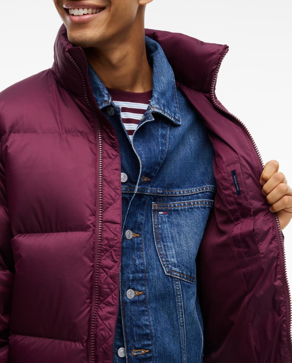 Casaco Acolchoado TJM Alaska Down Puffer Ext Bordeaux-4