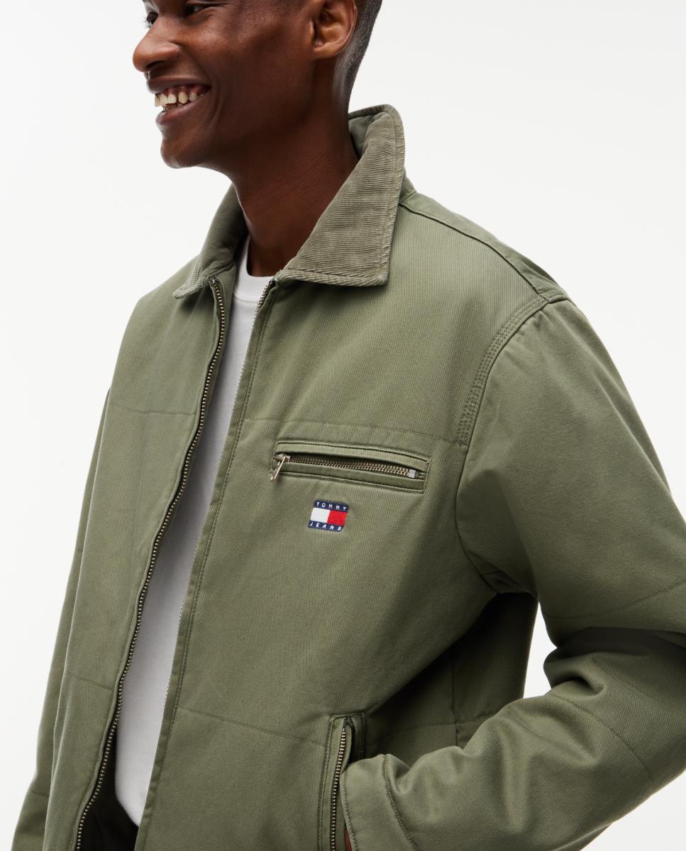 Casaco Acolchoado TJM Quilted Cotton Verde-militar-3