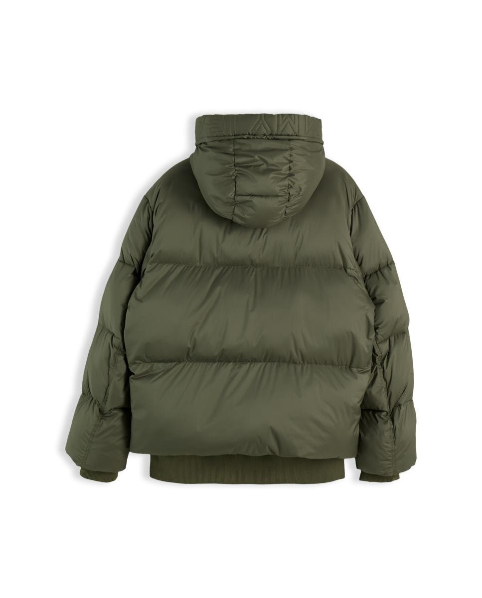 Casaco Acolchoado com Capuz Workwear Verde-militar-2