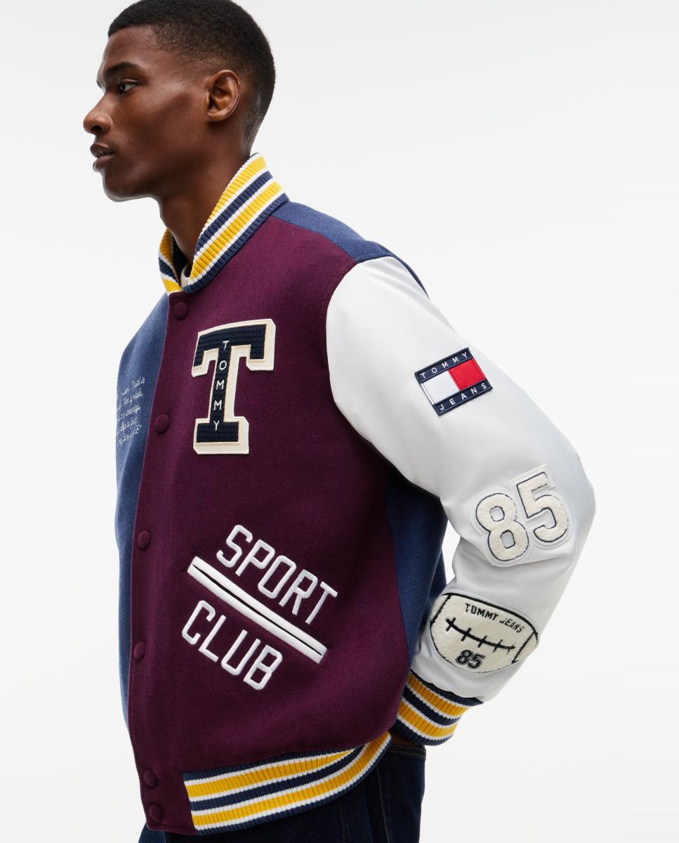 Casaco Varsity TJM Letterman Wool Varsity Azul-marinho-3