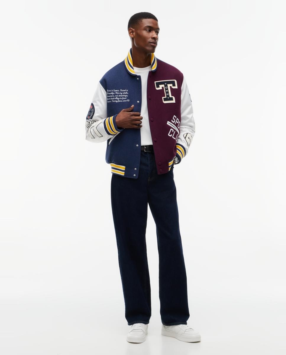 Casaco Varsity TJM Letterman Wool Varsity Azul-marinho-7