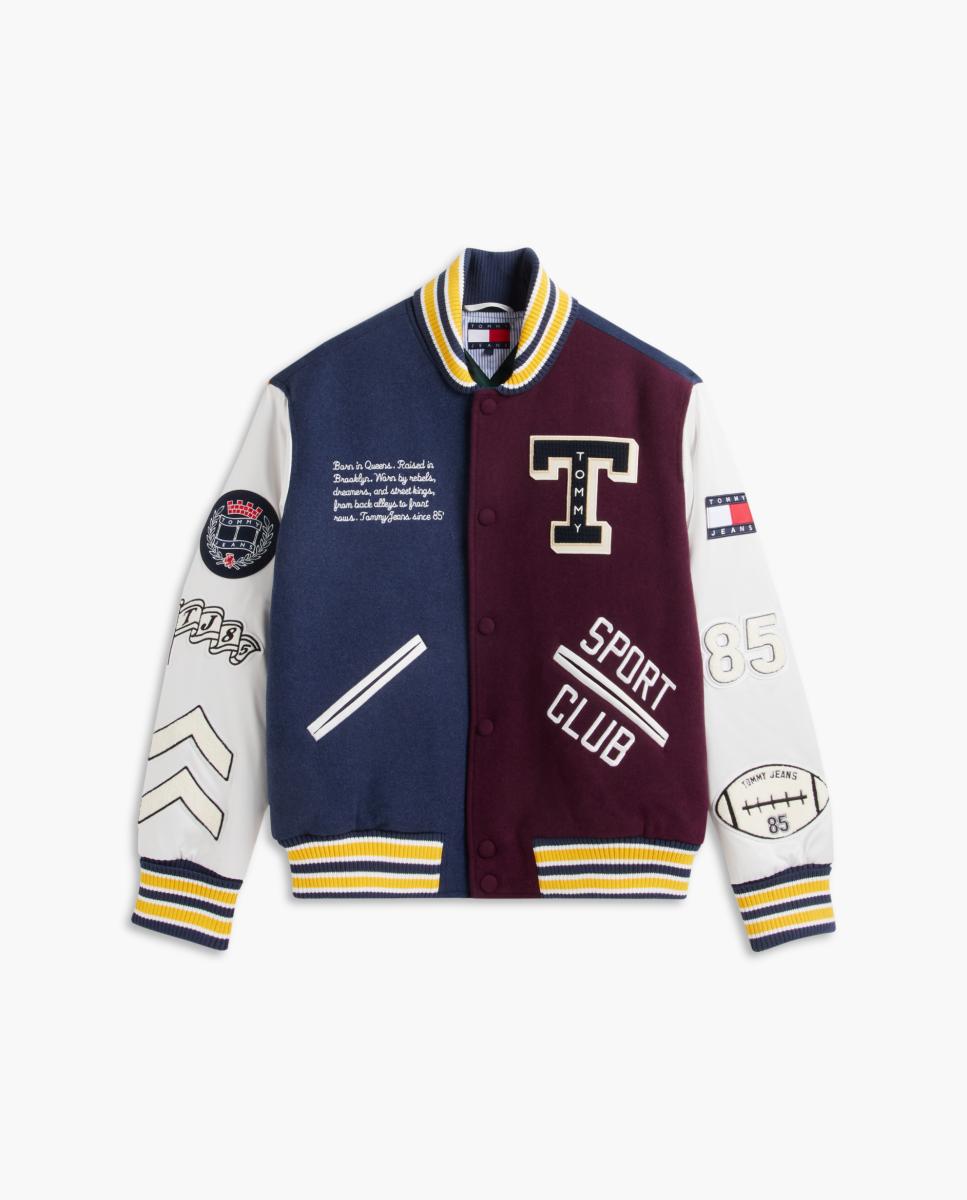 Casaco Varsity TJM Letterman Wool Varsity Azul-marinho-5